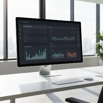 SEO optimization dashboard showing analytics and growth