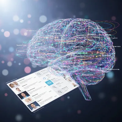 AI-powered SEO strategy diagram